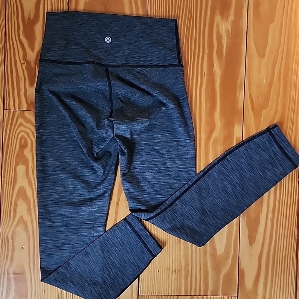 lululemon athletica Womens' Heathered Gray High-Waist Leggings Size 4 XS / XXS